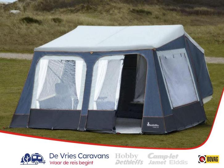 Camp-let Classic North 871 Luifel + voorfront geremd, Caravans en Kamperen, Vouwwagens, Camp-Let, tot en met 4