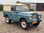 Land rover series 3 1980 benzine 4x4, Auto's, 2286 cc, Stof, Blauw, Handgeschakeld