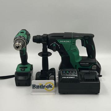 Hikoki DH18DBL + DS18 Accu boormachine set 18V 5ah 3x accu beschikbaar voor biedingen