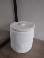Grote witte pot / vaas van papier-maché, Huis en Inrichting, Wit, Aardewerk of Porselein, Nieuw, Ophalen of Verzenden