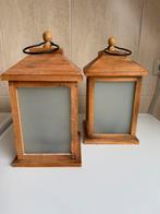 Twee leuke lantaarns, Ophalen of Verzenden, Zo goed als nieuw, Overige materialen, Minder dan 25 cm