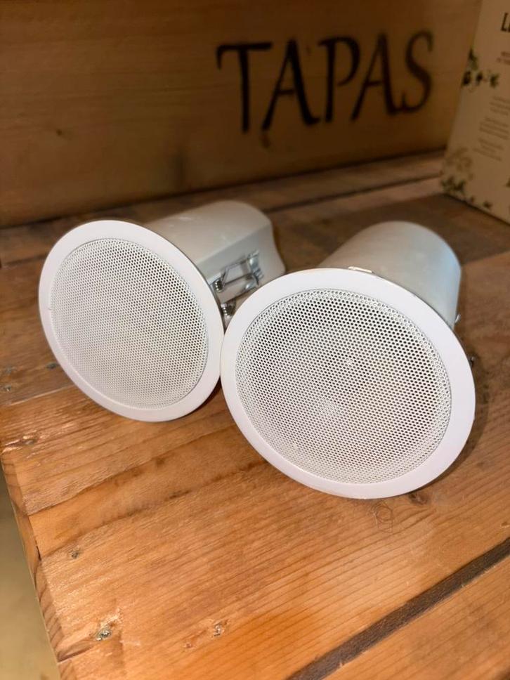 2x KEF Ci80QR inbouw-/plafondluidsprekers, Audio, Tv en Foto, Luidsprekers, Zo goed als nieuw, Front, Rear of Stereo speakers