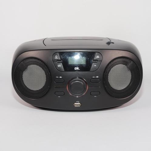 OK Boombox Met LED Radio - Incl. Garantie (B), Auto diversen, Autoradio's, Gebruikt