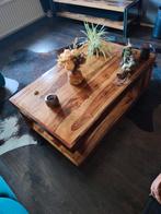 Salontafel blok zweefend design, Ophalen, Gebruikt, 100 tot 150 cm, 50 tot 100 cm