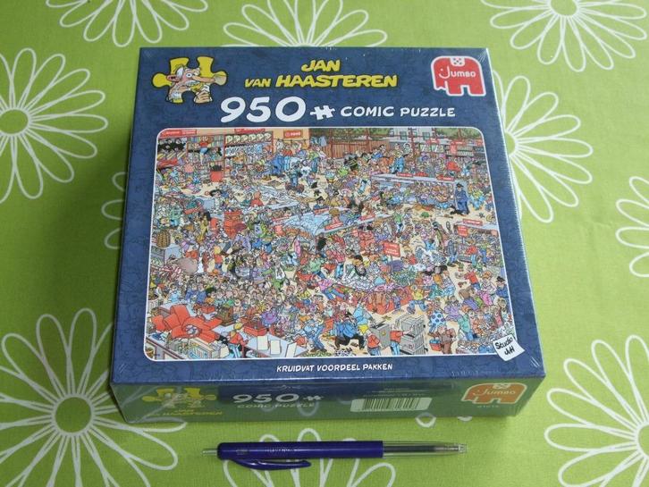 Nieuw in seal: Jan van Haasteren - Kruidvat voordeel pakken, Hobby en Vrije tijd, Denksport en Puzzels, Nieuw, Legpuzzel, 500 t/m 1500 stukjes