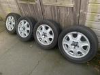 Aluminium volvo s60 velgen 215/55 R16 met oude winterbanden, Auto-onderdelen, Banden en Velgen, Ophalen, Velg(en), 16 inch, Winterbanden