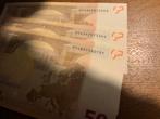 50 euro biljetten 2002, Postzegels en Munten, Bankbiljetten | Europa | Eurobiljetten, 50 euro, Ophalen of Verzenden