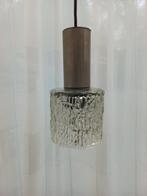 Fraaie Raak hanglamp. Vintage lamp. Mid Century. Glas, Ophalen of Verzenden, Zo goed als nieuw, Glas