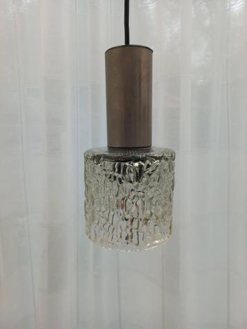 Fraaie Raak hanglamp. Vintage lamp. Mid Century. Glas beschikbaar voor biedingen