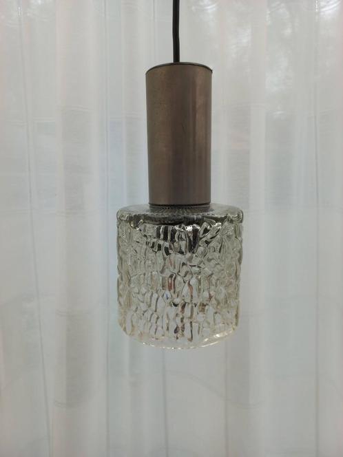 Fraaie Raak hanglamp. Vintage lamp. Mid Century. Glas, Huis en Inrichting, Lampen | Wandlampen, Zo goed als nieuw, Glas, Ophalen of Verzenden