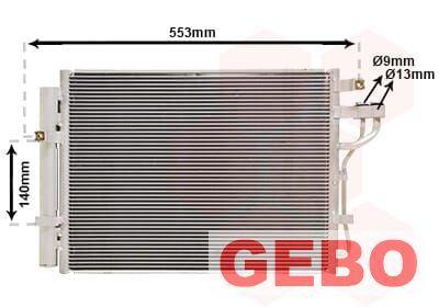 Kia picanto 2011/2015 airco condensor radiateur 97606-1Y001, Auto-onderdelen, Motor en Toebehoren, Kia, Nieuw, Ophalen of Verzenden