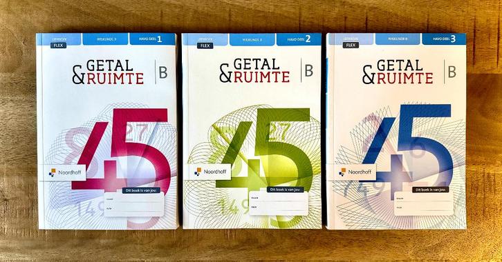 Getal & Ruimte HAVO B Deel 1, 2, 3 Wiskunde 12e editie Nieuw, Boeken, Schoolboeken, Nieuw, Wiskunde B, HAVO, Ophalen of Verzenden