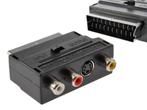Scart naar Compsite & S-video verloopstekker en visaversa, Verzenden, Nieuw, Minder dan 2 meter, Scartkabel