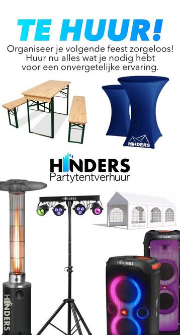 Partytenten & feestmateriaal huren? Wij regelen het! beschikbaar voor biedingen