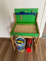 Kinder Werkbank hout met materiaal, Ophalen, Gebruikt