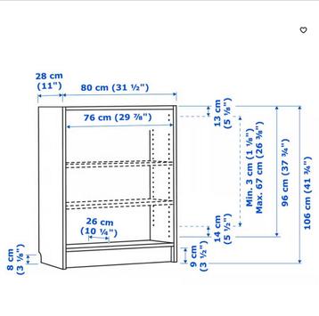 Billy Ikea small bookcases / BILLY boekenkasten - afbeelding 3