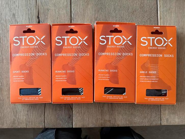 STOX compression socks W1 en W3, Sport en Fitness, Loopsport en Atletiek, Nieuw, Kleding, Overige merken, Ophalen of Verzenden