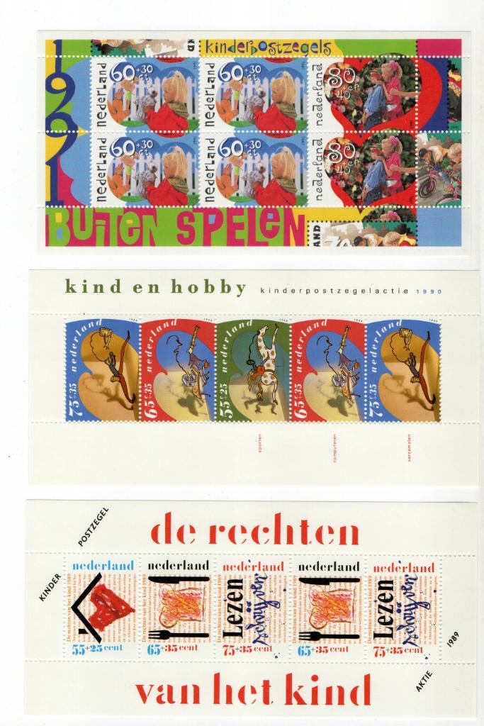 Kinderpostzegels 1989-2021 blok postfris, Postzegels en Munten, Postzegels | Nederland, Postfris, Na 1940, Verzenden