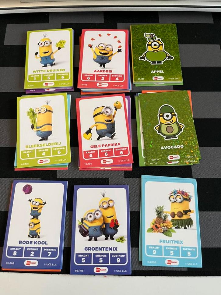 Minions kaarten van de Dekamarkt ruilen, Verzamelen, Speelkaarten, Jokers en Kwartetten, Nieuw, Speelkaart(en), Ophalen of Verzenden