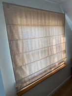 Linnen beige/zandkleur vouwgordijn inbetween, Huis en Inrichting, Ophalen of Verzenden, Nieuw, Beige, 150 tot 200 cm