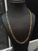 14k figaro ketting, Sieraden, Tassen en Uiterlijk, Kettingen, Ophalen of Verzenden, Zo goed als nieuw, Goud