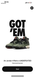 Jordan 4 x Undefeated 2025 maat 42, Overige kleuren, Nieuw, Ophalen of Verzenden, Sneakers of Gympen