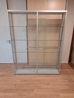 Glazen Prijzenkast, Huis en Inrichting, Kasten | Vitrinekasten, Met plank(en), 100 tot 150 cm, Ophalen of Verzenden, Zo goed als nieuw