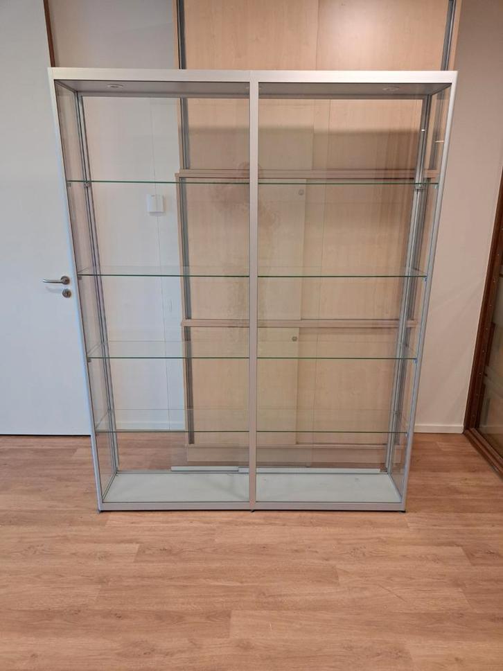 Glazen Prijzenkast, Huis en Inrichting, Kasten | Vitrinekasten, Zo goed als nieuw, 150 tot 200 cm, 100 tot 150 cm, 25 tot 50 cm