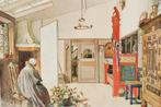 De studio / atelier - Carl Larsson (1899), Verzamelen, Gebruikt, Voor 1940, Prent, Verzenden