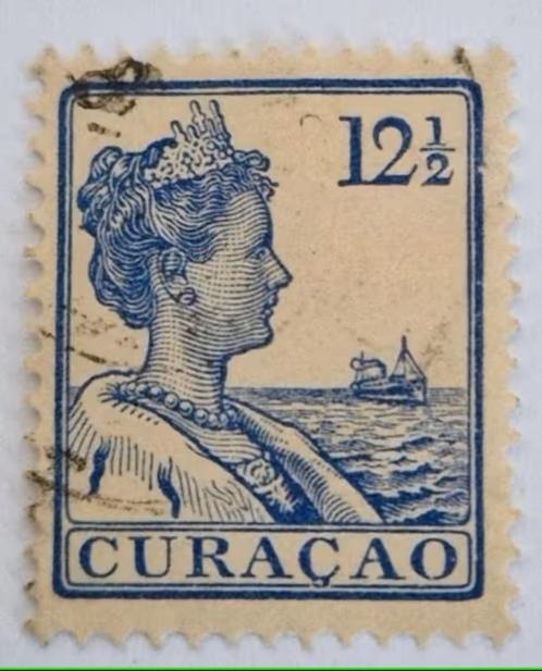 Curaçao 1915-1931 -  nvph 57-67 - Koningin Wilhelmina, Postzegels en Munten, Postzegels | Nederlandse Antillen en Aruba, Gestempeld