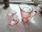 Vintage Roze persglas, Antiek en Kunst, Antiek | Glas en Kristal, Ophalen of Verzenden