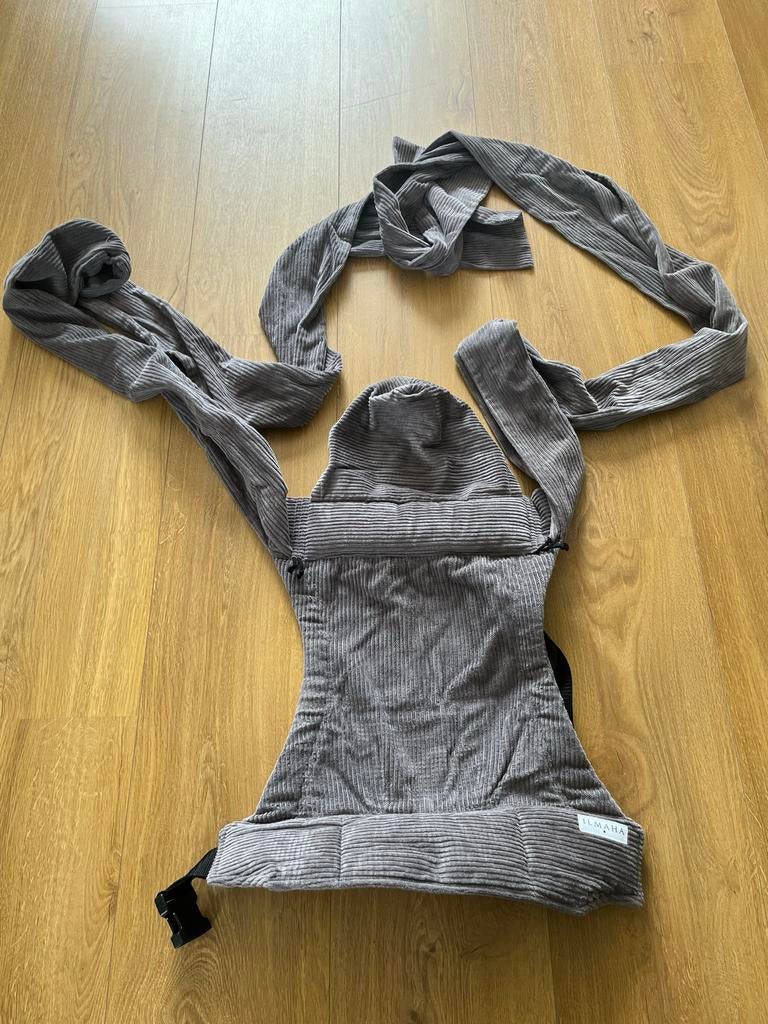 Ilmaha draagzak, Zo goed als nieuw, Buik, Rug of Zij, Draagzak, Ophalen