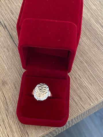 14 karaat(585) gouden ring, wit en geel goud beschikbaar voor biedingen