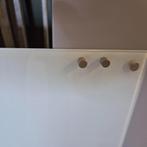 glasbord memobord whitebord 90x70 cm, Ophalen, Gebruikt, Magneetbord