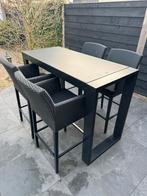 Borek Meredian High Dining Tuinset, Tuin en Terras, Tuinsets en Loungesets, Ophalen of Verzenden, Zo goed als nieuw, Aluminium