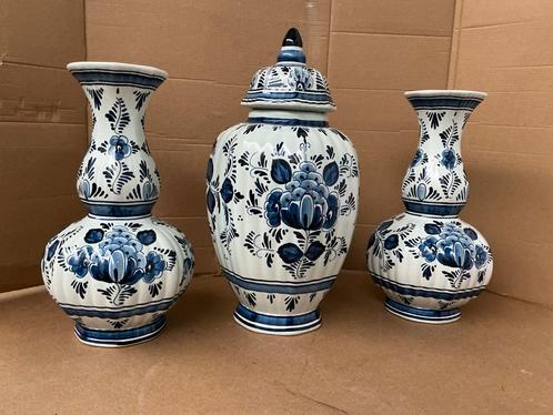 Delftsblauw Kaststel, Handgeschilderd Holland, WD-026, Antiek en Kunst, Antiek | Vazen, Ophalen