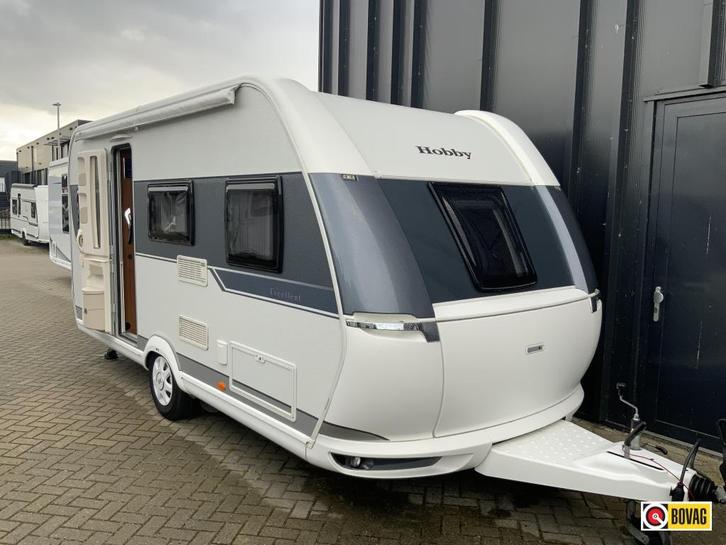 Hobby Excellent 455 UF, Caravans en Kamperen, Caravans, Bedrijf, tot en met 4, 1000 - 1250 kg, Rondzit, Hobby, Dwarsbed, Overige typen