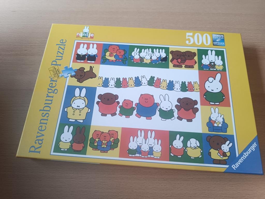 Ravensburger, Nijntje 500 stukjes, Ophalen, Meer dan 50 stukjes, Zo goed als nieuw, 6 jaar of ouder