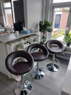 Drie barstoelen, Huis en Inrichting, Barkrukken, Ophalen of Verzenden, Zo goed als nieuw