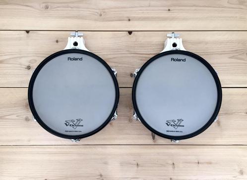 Roland PD-100 White Single triggered pad (PD100), Muziek en Instrumenten, Instrumenten | Onderdelen, Zo goed als nieuw, Drums of Percussie