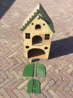 Oud houten pakhuis vintage speelgoed, Ophalen of Verzenden