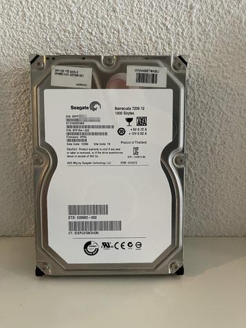 Seagate Barracuda 7200.12 – 1TB SATA HDD (3.5”) beschikbaar voor biedingen