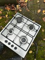 RVS Siemens Gaskookplaat electr. ontsteking (4 pitten), Witgoed en Apparatuur, Kookplaten, Ophalen, Gebruikt, 4 kookzones, Inbouw