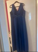 Gala jurk maat 46, Galajurk, Blauw, Maat 46/48 (XL) of groter, Lautinel
