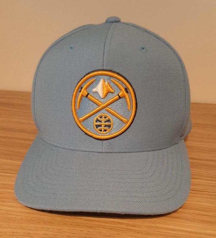 Mitchell & Ness Denver Nuggets Snapback, Kleding | Heren, Hoeden en Petten, Zo goed als nieuw, Pet, One size fits all, Ophalen of Verzenden