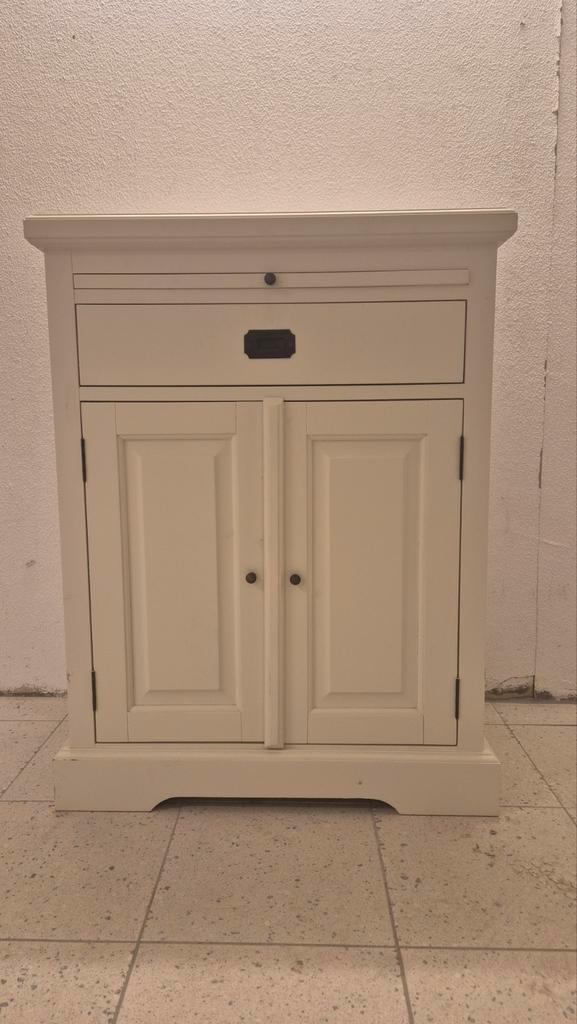 Mooi wit dressoir met 2 lades en 2 deurtjes, Huis en Inrichting, Kasten | Dressoirs, Zo goed als nieuw, 50 tot 100 cm, 25 tot 50 cm