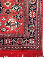 Vintage oosters Kazak vloerkleed medallions 187x290cm, Huis en Inrichting, Stoffering | Tapijten en Kleden, Persian Perzisch vintage oosters hype