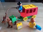 70% Korting op gebruikt Lego Duplo 2433 Postkoets, Ophalen of Verzenden, Zo goed als nieuw, Complete set, Duplo
