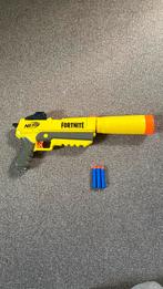 Fortnite NERF pistol + 3x nerf pijltje, Ophalen, Zo goed als nieuw