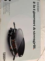 Blokker 2-in-1 Gourmet & Steengrill, Witgoed en Apparatuur, Gourmetstellen, Ophalen, Nieuw, 8 personen of meer